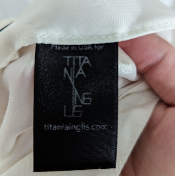 Titania Inglis White Slip Dress - Picture 3 of 3